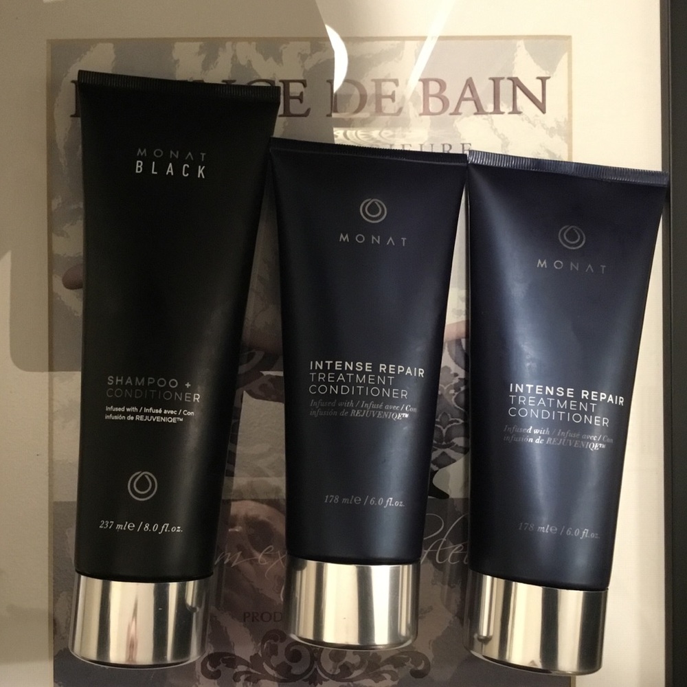 MONAT Black Shampoo & IRT Conditioner full/no seal